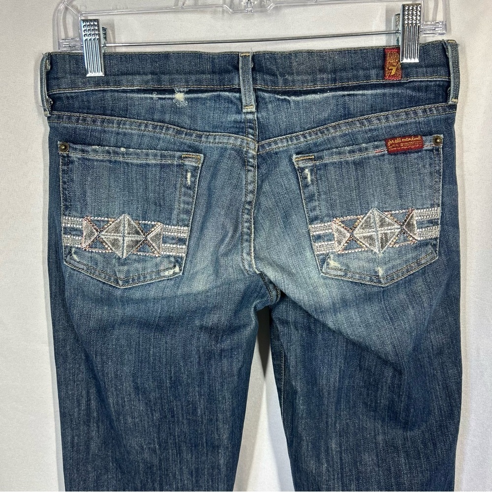 7 For All Mankind | Straight Leg Dark Wash Jeans Women’s Size 26 - Picture 7 of 13